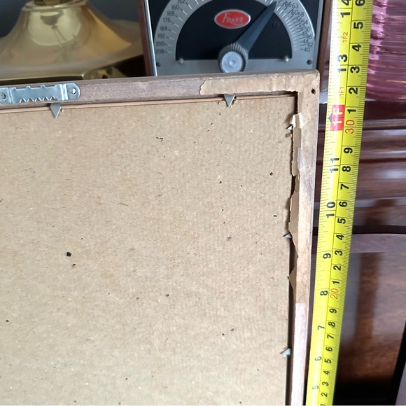 Southern Belle Vintage Pink Painted Wood Framed Airbrush Print Victorian Art - Picture 6 of 7